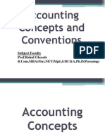 Accounting Concept and Convention