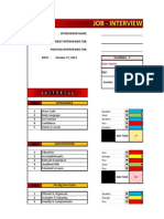 Interview Evaluation Form