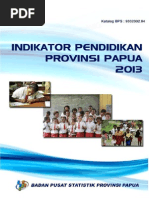 Download Indikator Pendidikan Provinsi Papua 2013 by DeswindaAyudia SN243403157 doc pdf
