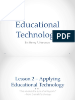 Applying Educational Technology