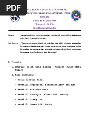 Tem Natal Remaja : Tata Ibadah Perayaan Natal Remaja Dan ...