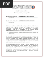 hoja de trabajo clase 3