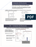 ETABS (CSI) - Axial Shortening of Vertical Members PDF