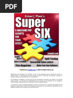 Robert Plank's Super Six