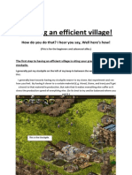 How To Make An Efficient Village Completed