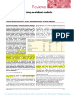 Epidemiology of Drug Resistant Malaria Lancet PDF
