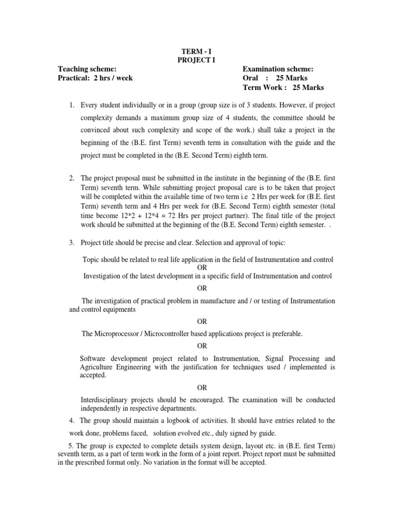 2008-09 Term - I Project | PDF