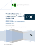CU00127A Variables Booleanas True False en Pseudocodigo Programacion PDF