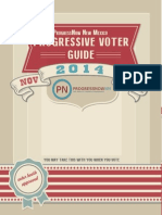 ProgressNowNM 2014 Progressive's Voter Guide