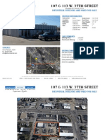 107 & 113 W. 37TH STREET: Industrial Building and Yard For Sale