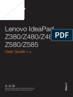 Lenovo Z580 User Manual