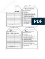 Tarjeta de Inspeccion de Extintores