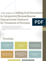 The Effect of Adding Oral Simvastatin in Psoriasis Therapy