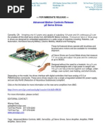 AMC Releases Z Servo Drives