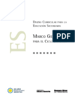 Diseño Curricular Matemática PDF