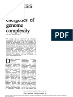 The Energetics of Genome Complexity2