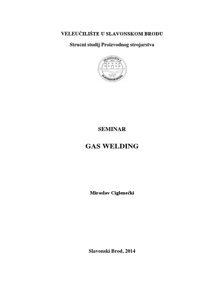 Gas Welding PDF Welding Construction