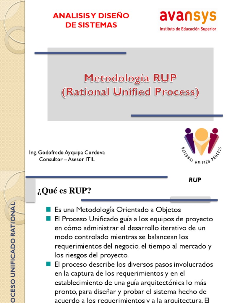 Metodologia RUP PDF | PDF | Caso de uso | Lenguaje de modelado unificado