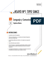 Ensayo1 Simce Lenguaje 7basico 2014 PDF