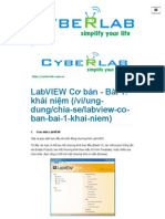 LabVIEW Cơ Bản - Bài 1_ Khái Niệm - Cyberlab - Simplify Your Life