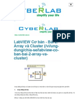 LabVIEW Cơ Bản - Bài 2_ Array Và Cluster - Cyberlab - Simplify Your Life