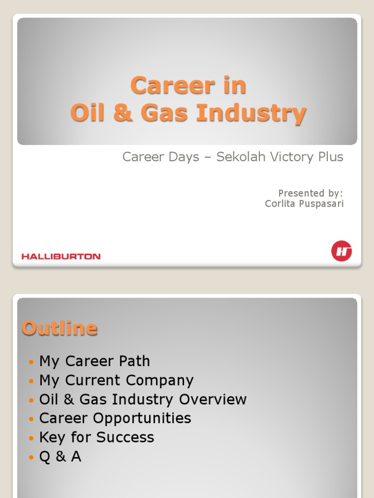 Career In Oil Gas Industry Career Days Sekolah Victory Plus