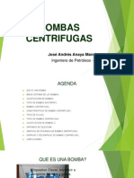 Centrífugas: Características y tipos de bombas