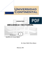 Equilibrio de cuerpo rígido Mecánica Vectorial