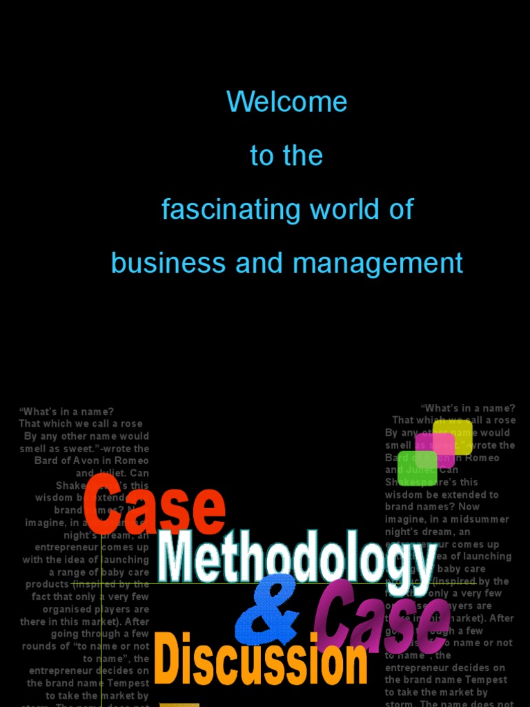 Case Study Method in Business Management | PDF | Cognitive Science ...