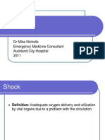 Shock: DR Mike Nicholls Emergency Medicine Consultant Auckland City Hospital 2011
