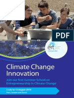 Flyer Climate Change Innovation