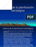 Historia de La Planificación Estratégica