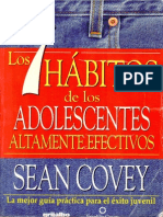 Los 7 Habitos de Los Adolescentes Altamente Efectivos - Sean Covey PDF