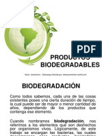 Productos Biodegradables