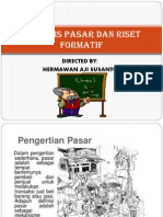 Analisis Pasar Dan Riset Formatif