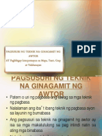 Pagsusuri NG Teknik at Pagbibigay Interpretasyon