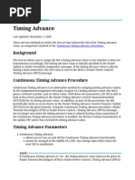 Timing Advance