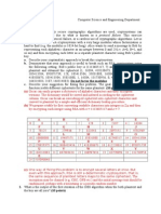 Homework #3: (A) Oscar Can Easily Prepare A Dictionary of Alphabet Characters and Their Encrypted