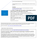 Ciccarelli Et Al. - 2011 - Diversity of Tasks and Information Technologies Used by Office Workers at and Away From Work PDF