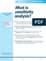 What Is Sensitivity Analysis?: Supported by Sanofi-Aventis