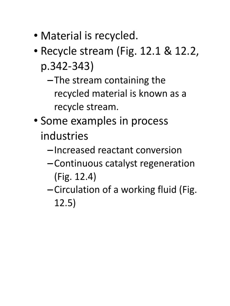 Industrial Recycling Processes | PDF | Technology & Engineering