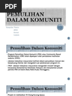 Pemulihan Dalam Komuniti