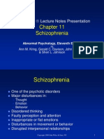 Schizophrenia: Powerpoint Lecture Notes Presentation