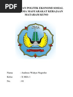 Download Kehidupan Politik Ekonomi Sosial Dan Agama Masyarakat Kerajaan Mataram Kuno by andreaswahyunugraha SN243518018 doc pdf