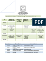 Digital Time Table 6th Semester