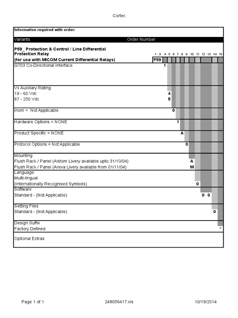 P59 - Protection & Control / Line Differential Protection Relay | PDF ...