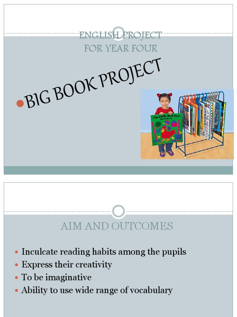 4th Grade English Big Book Project | PDF | Language Arts & Discipline