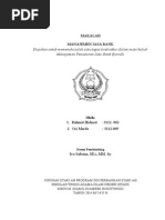 Makalah manajemen kredit