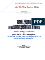 Model de Plan Propriu de SSM - Subcontractori