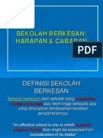 Sekolah Berkesan Harapan & Cabaran (PPD Daro)